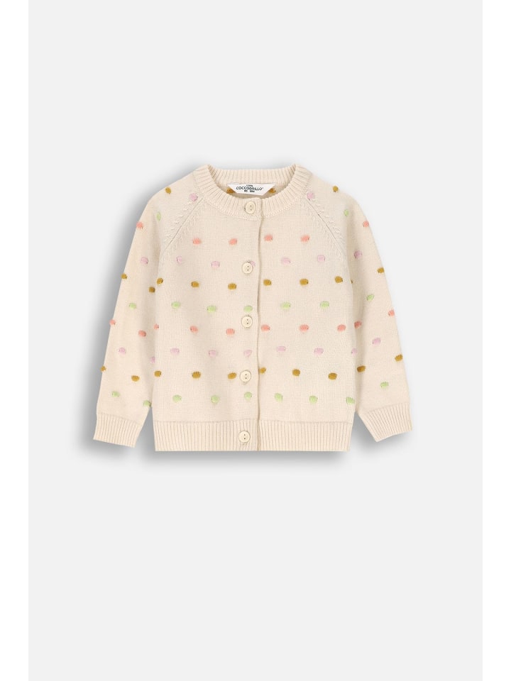 Coccodrillo Pullover mit Reißverschluss in beige günstig kaufen