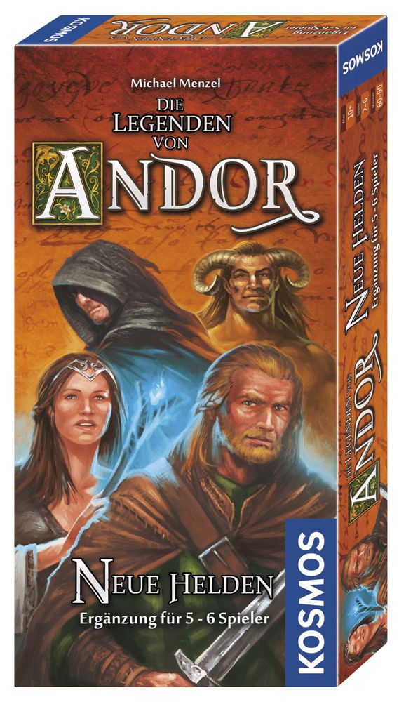 Die Legenden von Andor - Neue Helden 5-6 Spieler  (Erw.)