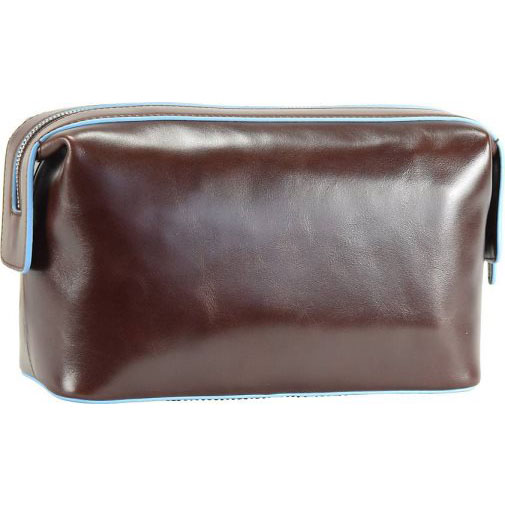 Piquadro Blue Square Kulturbeutel Leder 23 cm