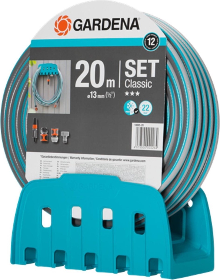 Tuyau d'arrosage Gardena 18005-20 classique + bras 1/2 pouce 20 m