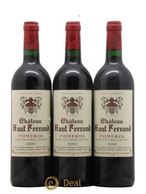 Château Haut Ferrand  2000 - Lot de 3 Bouteilles
