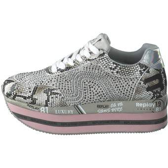Replay Raffy Diamonds Sneaker in grau