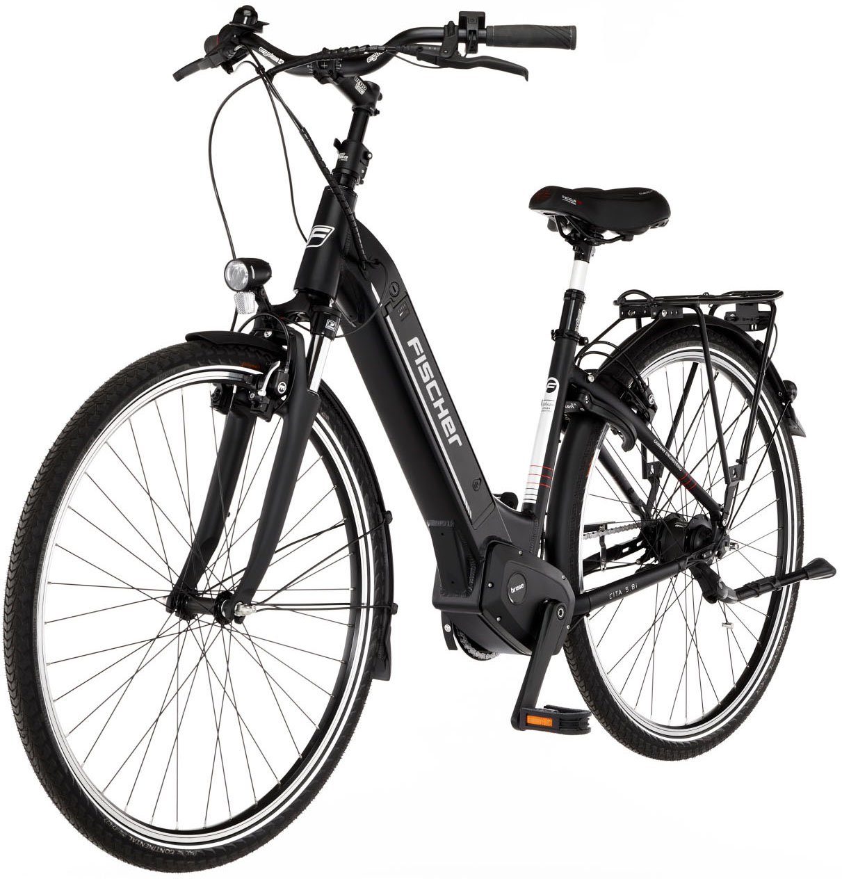 FISCHER Fahrrad E-Bike CITA 5.0i - Sondermodell 504 44, 7 Gang Shimano NEXUS Schaltwerk, Mittelmotor, 504 Wh Akku