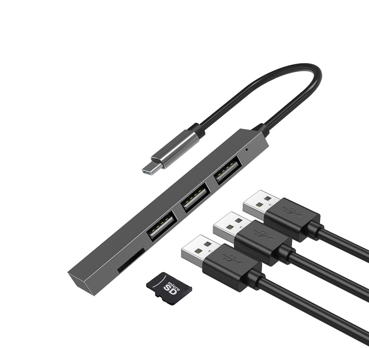 Fontastic USB Type-C Hub 4in1