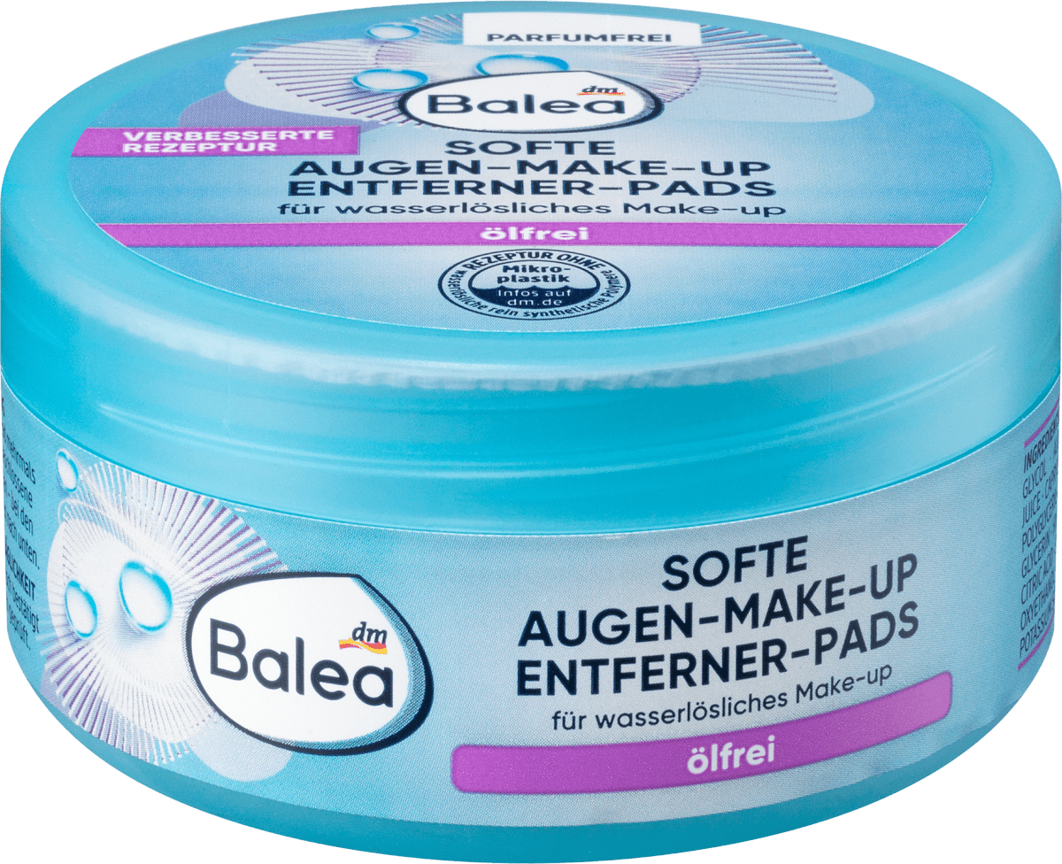 Augen Make-up Entfernerpads ölfrei, 50 St
