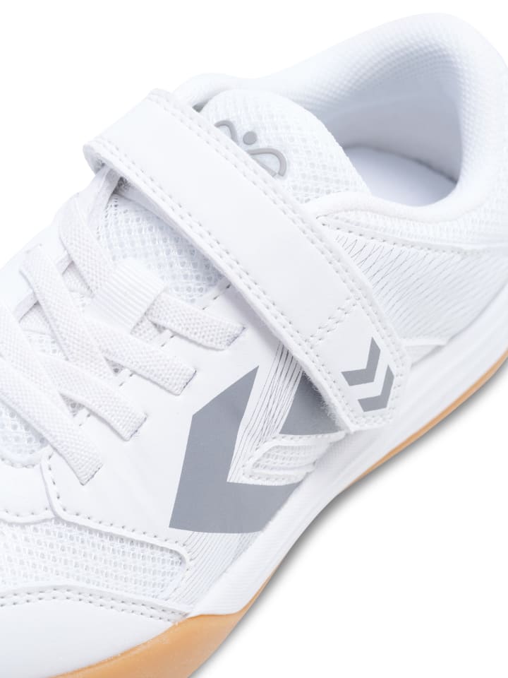 Hummel Hummel Klettverschluss Hallenschuh Multiplay Stable Kinder in WHITE/GREY günstig kaufen