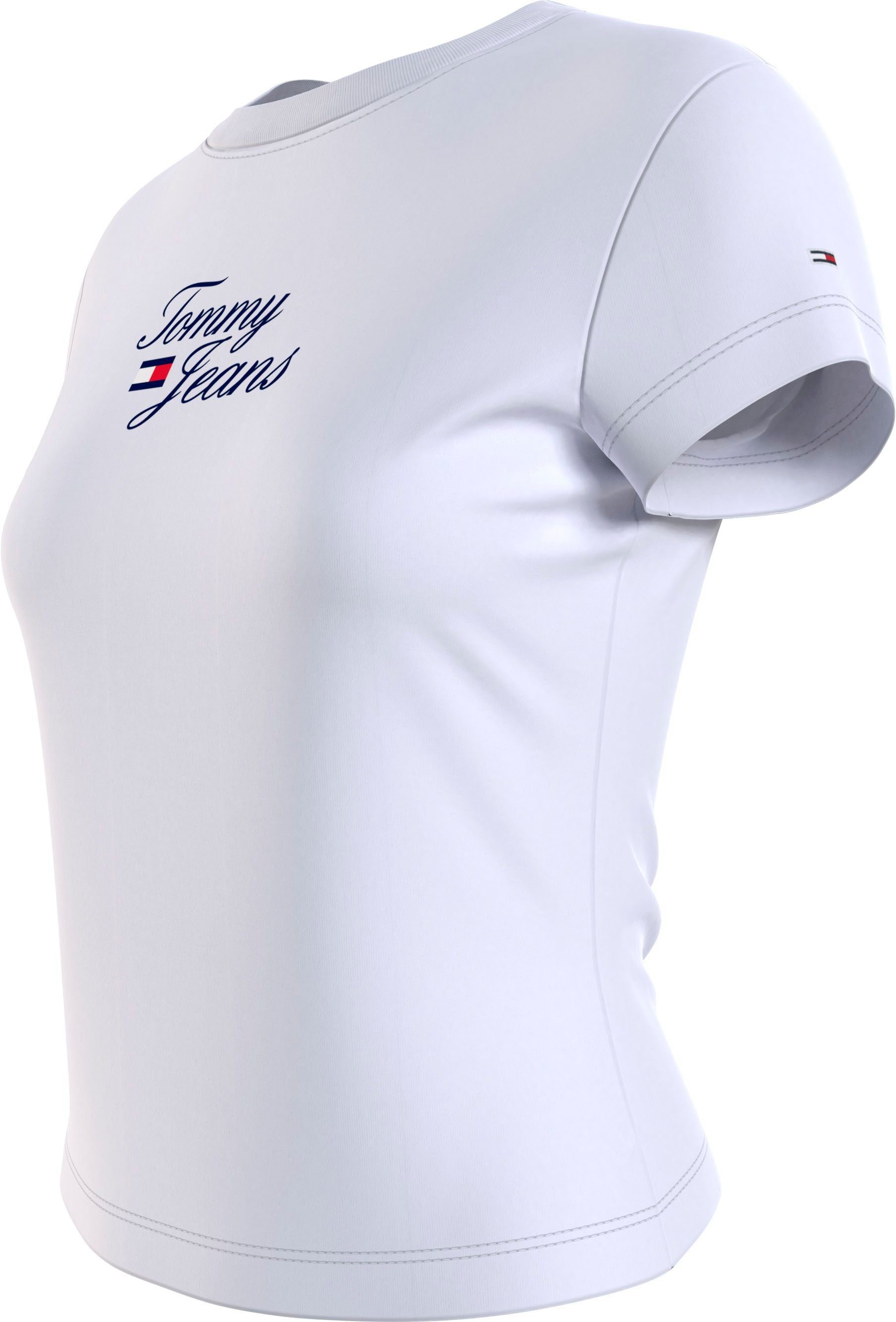 Tommy Jeans T-Shirt TJW BBY ESSENTIAL LOGO 1 SS trendiges und stylisches Damen-T-Shirt mit Logodruck