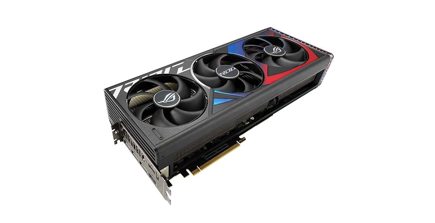Asus ROG Strix GeForce RTX 4090 OC Edition Gaming Grafikkarte (24 GB, GDDR6X, 2xHDMI, 3xDP, Raytracing, 8K-HDR-Gaming, DLSS 3)