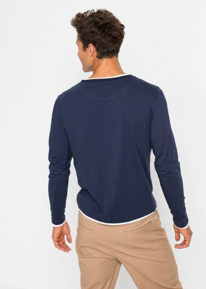 2 in 1 Shirt (2er Pack), Langarm