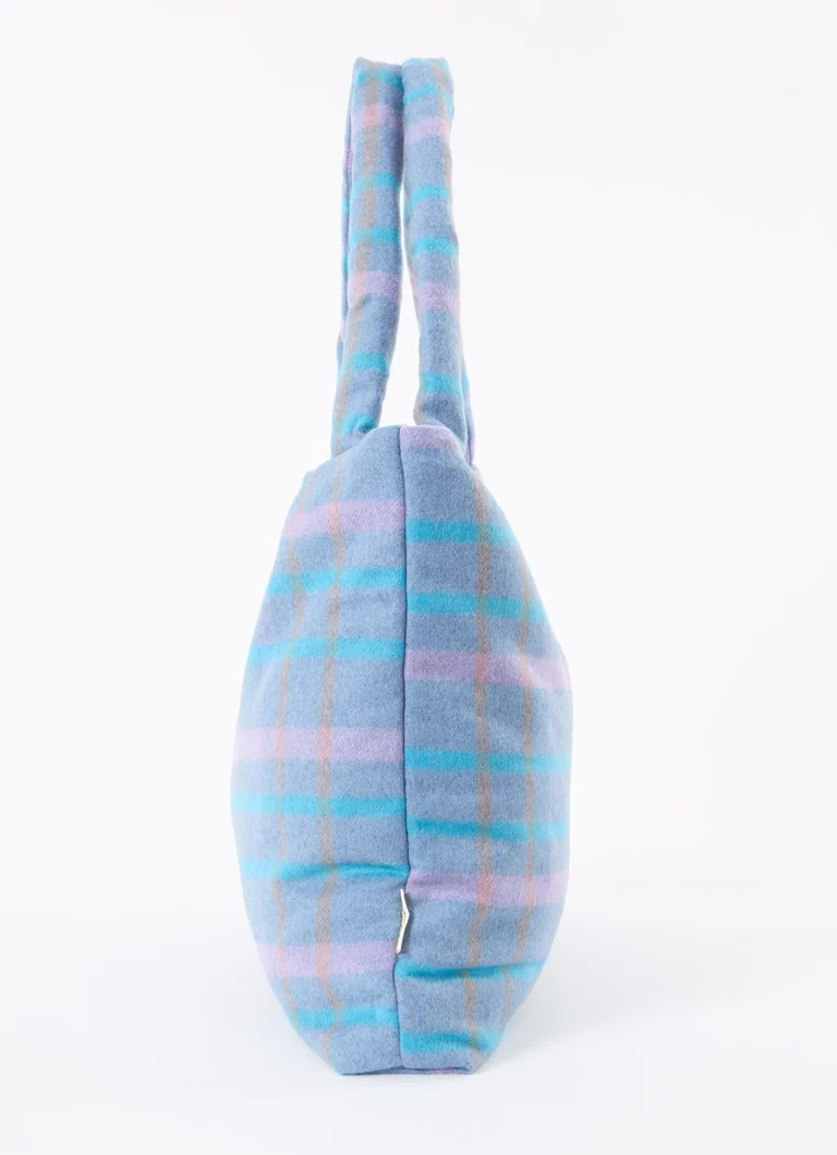 Studio Noos Mom-Bag in wool blend with checked design