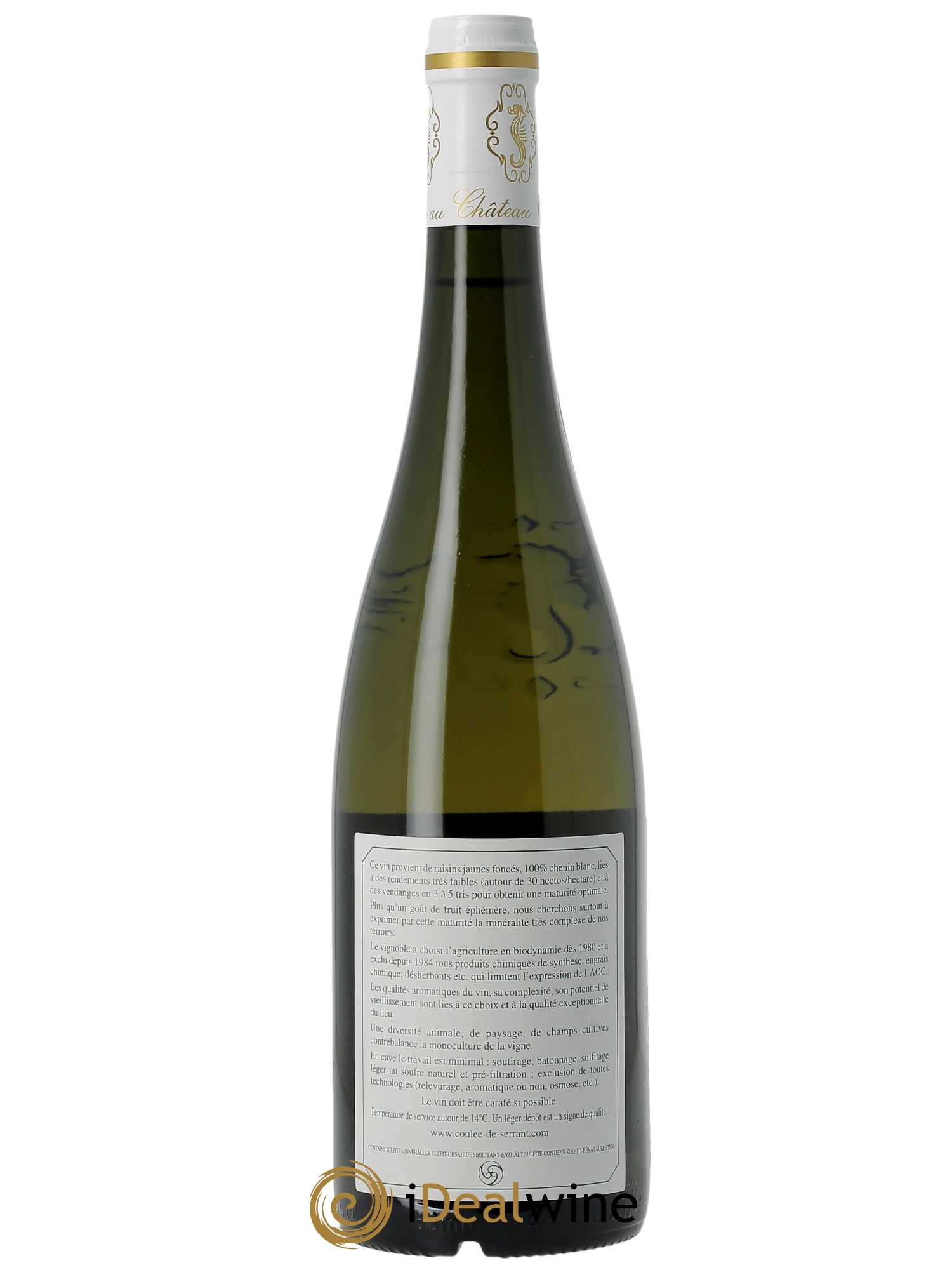 Savennières Roche aux Moines Clos de la Bergerie Vignobles de la Coulée de Serrant - Nicolas Joly  2018 - Lot de 1 Bouteille