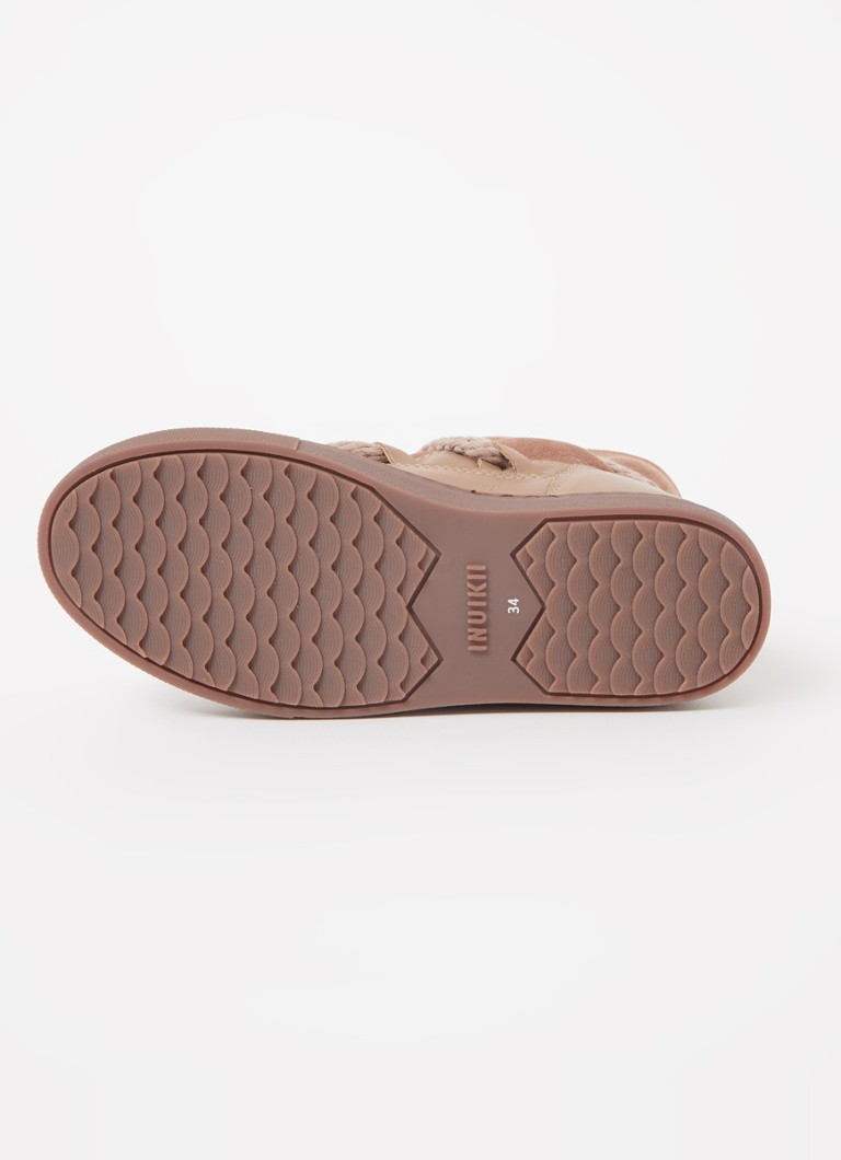 Inuikii Classic sheepskin snow boot with leather details