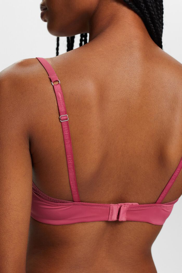 Recycelt: Push-up-BH mit Spitze