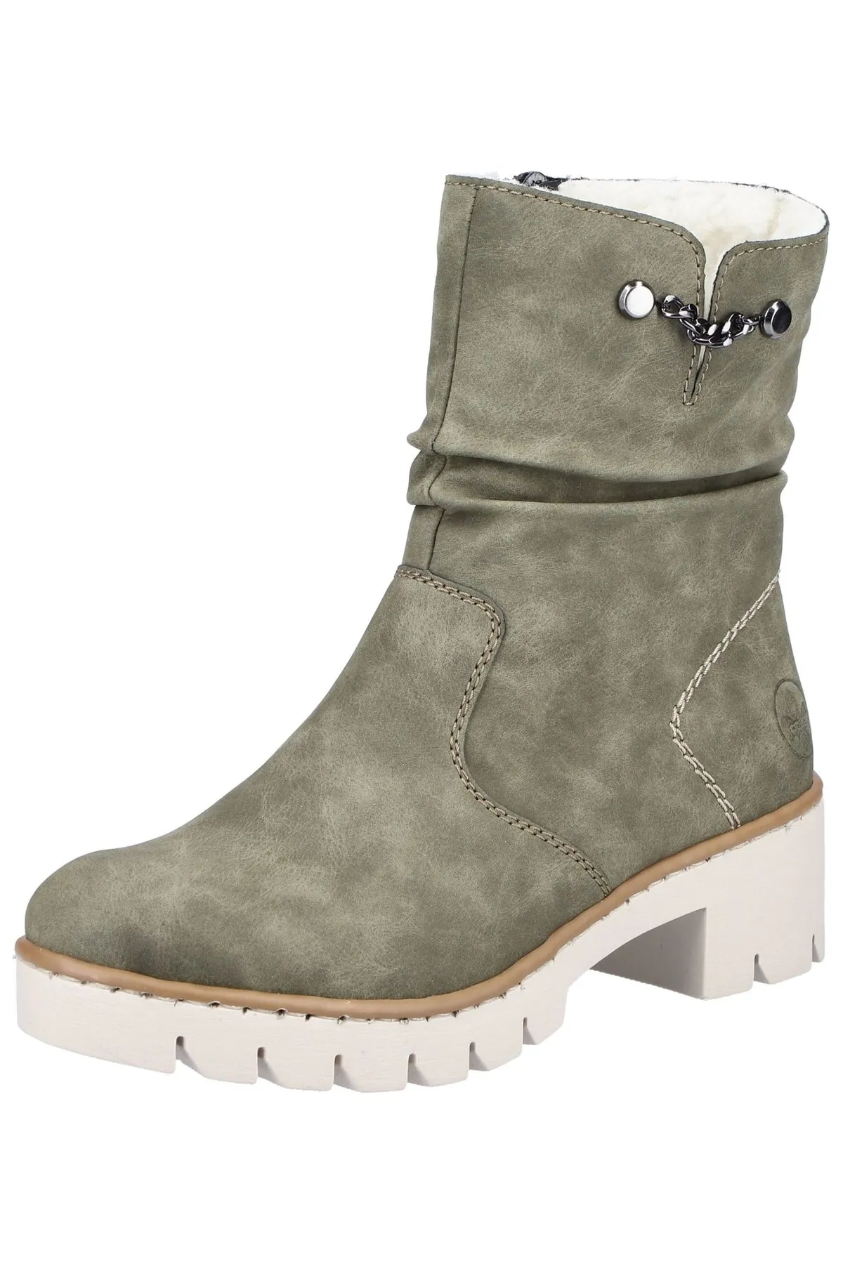 Rieker  Stiefelette - Grün - Blockabsatz