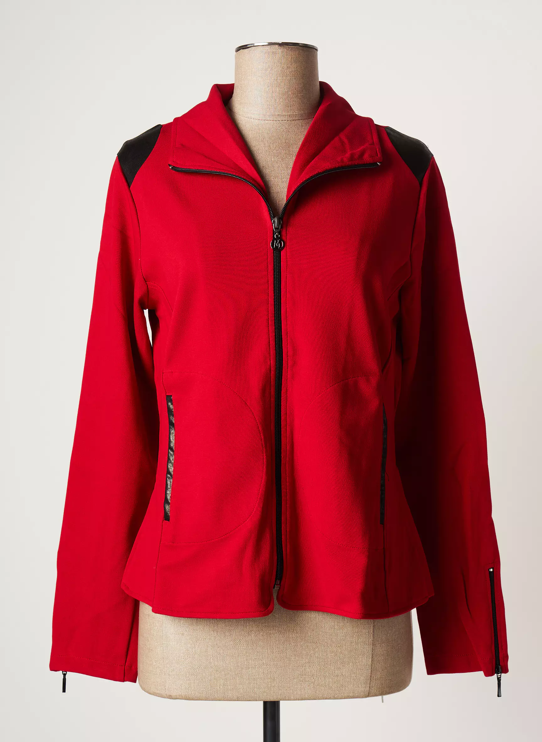 Maloka Vestecasual Femme couleur rouge