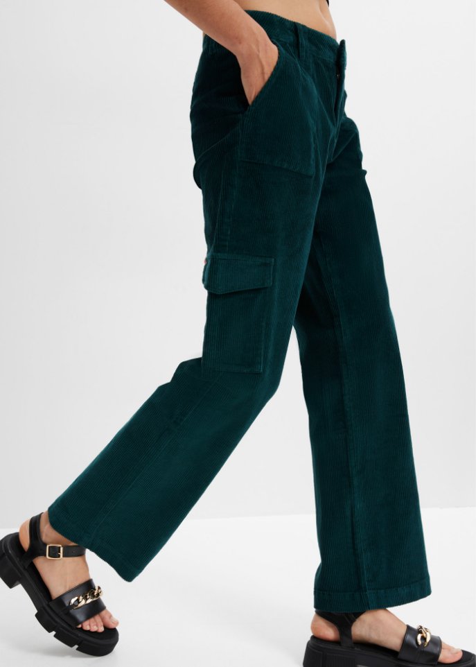 Cordhose mit Cargotaschen