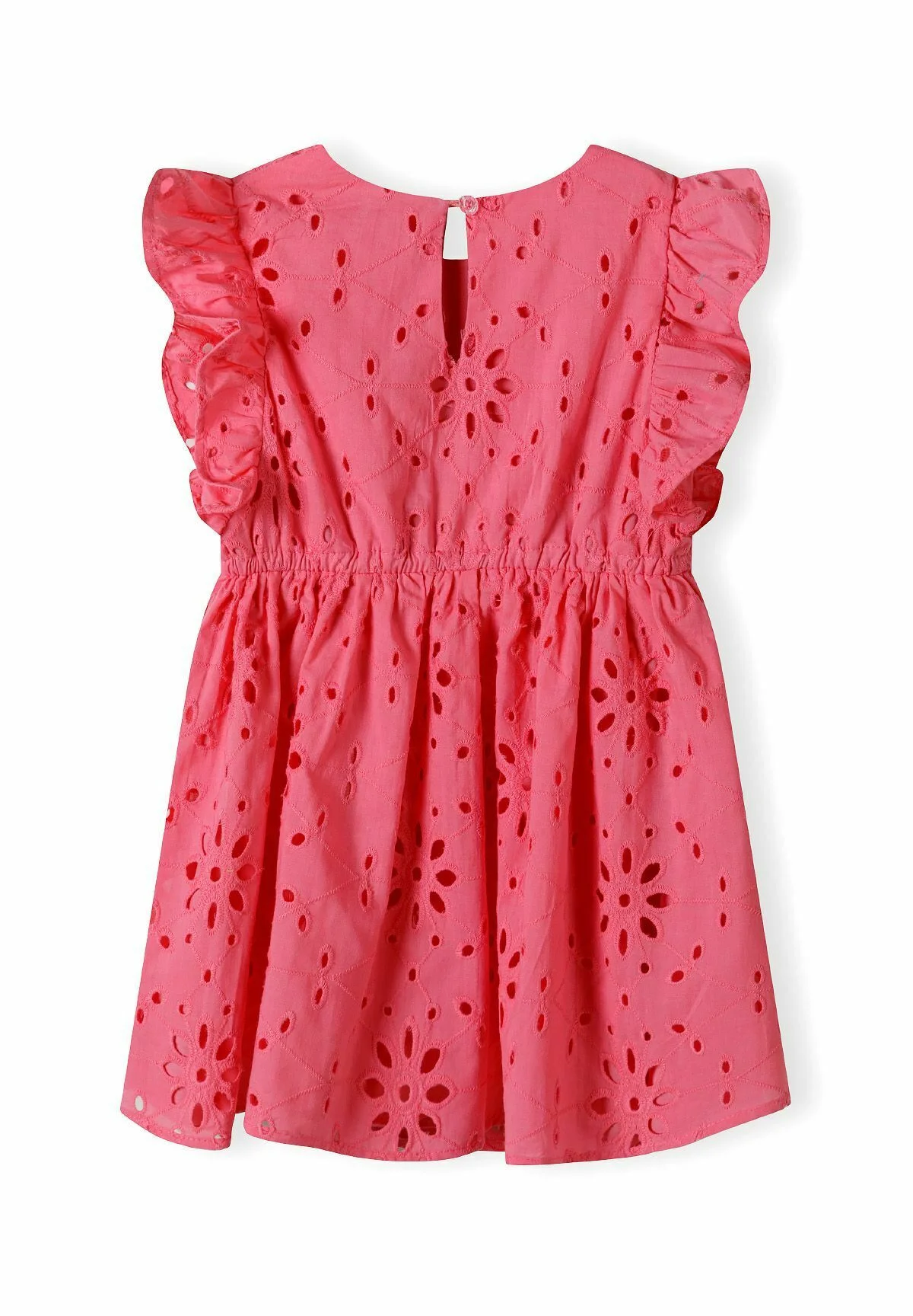 MINOTI BORDADO MANGAS CON VOLANTES - Vestido de verano
