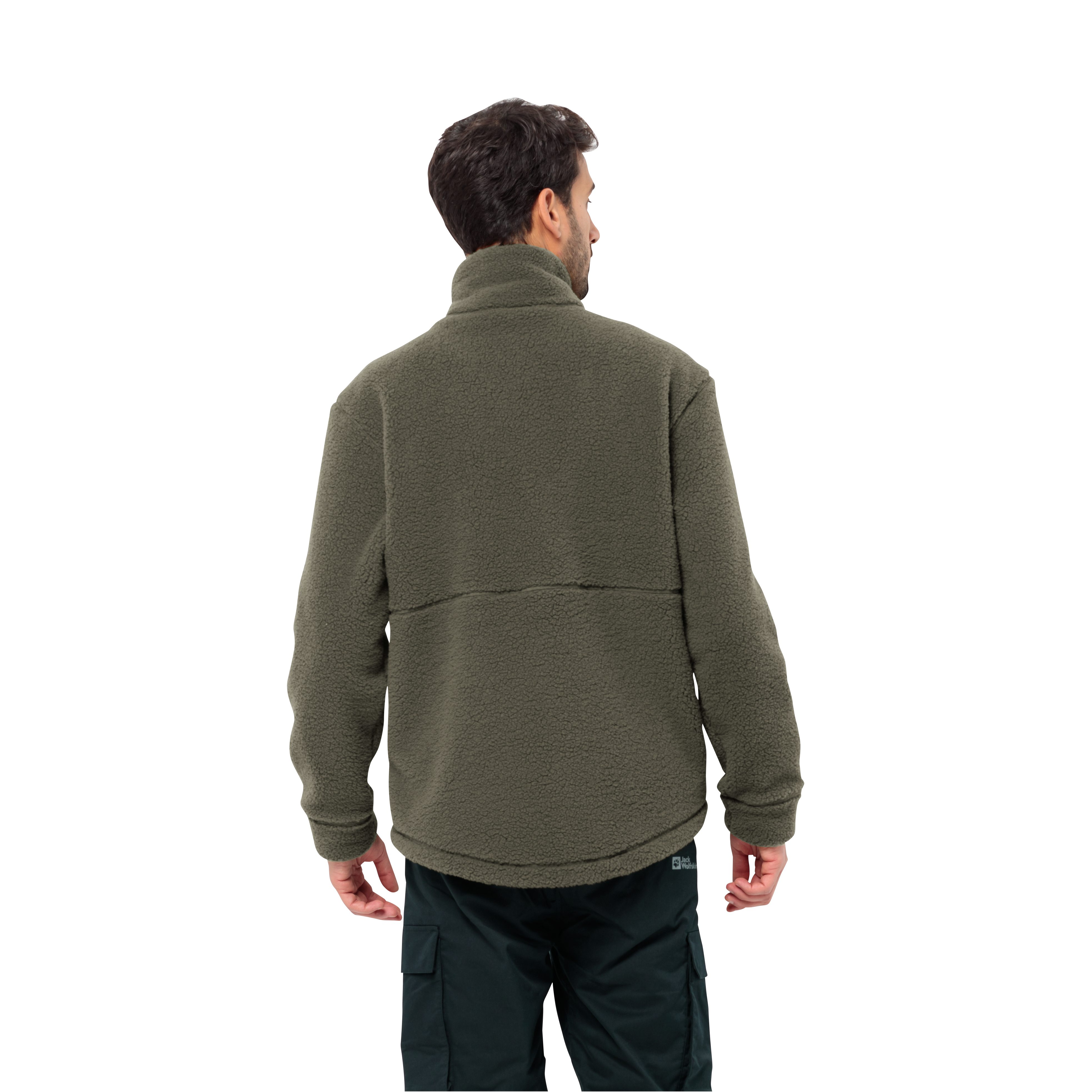 Jack Wolfskin Fleecejacke FELSLICHT JKT M Leichte, warme Sherpa Fleecejacke