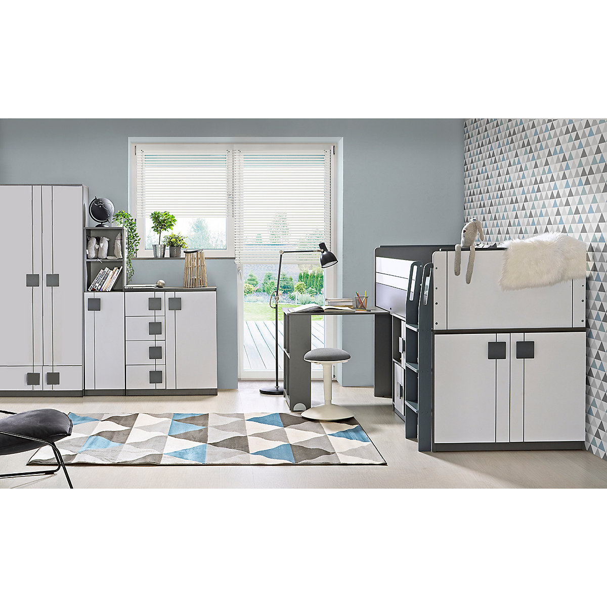Jugendzimmer Set Gumi  4 teilig