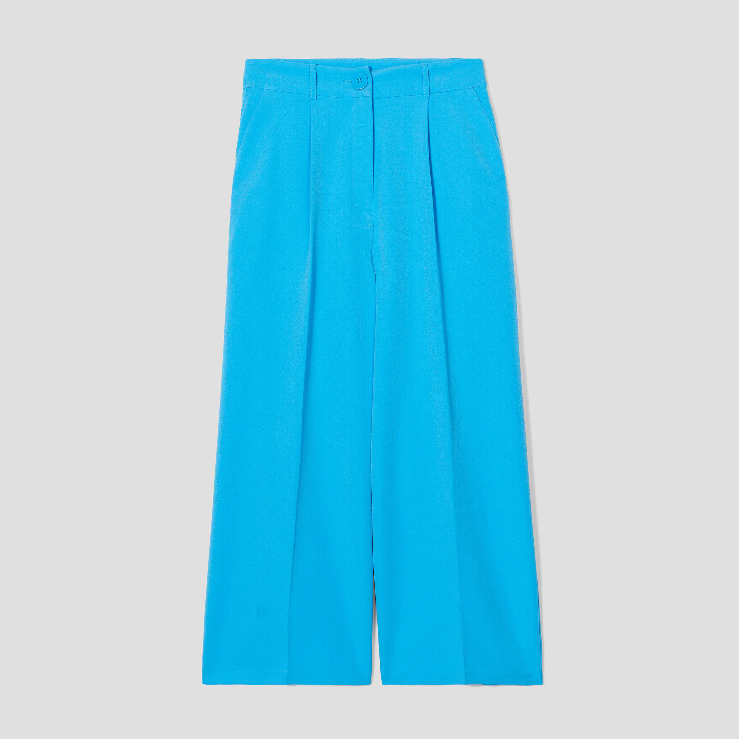 Pantalon city large bleu femme | Cache Cache