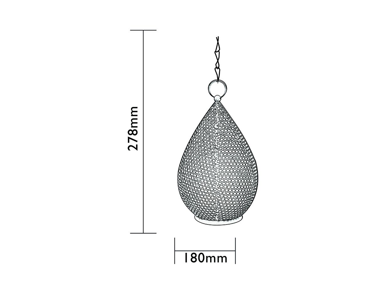 Luxform Tripolis Tisch und Hanglampe