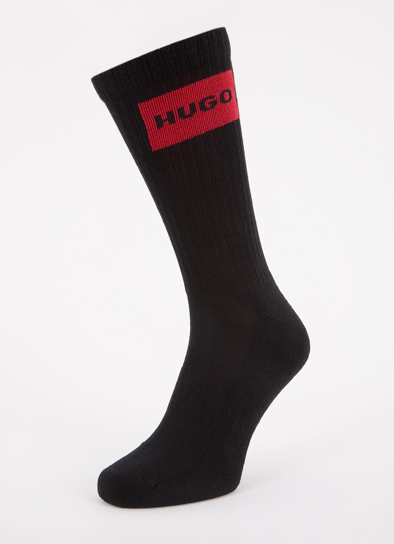 Șosete sport cu logo HUGO BOSS, set de 3