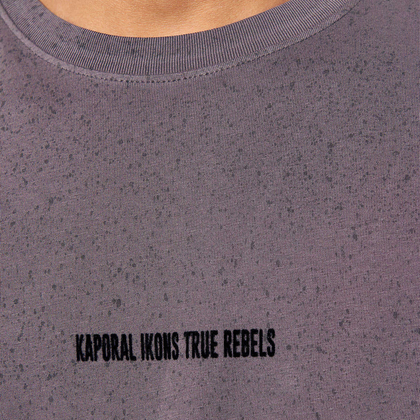 LARRY  T-shirt gris Homme en 100% coton