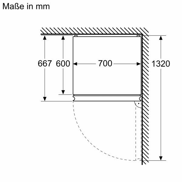 BOSCH Kühl-/Gefrierkombination KGN49LBCF, 203 cm hoch, 70 cm breit
