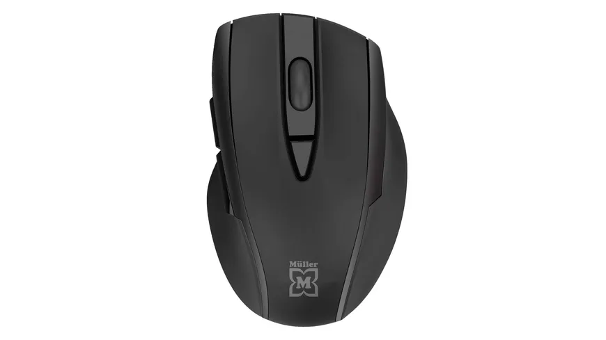 Müller 5-Tasten Bluetooth® Maus mit optischem Sensor, schwarz