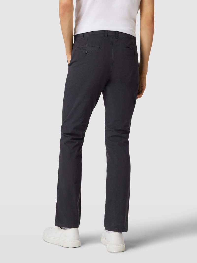Hose mit Allover-Muster in marineblau