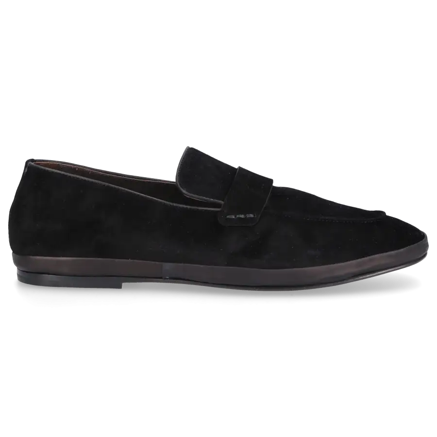 Henderson - Loafer ERNESTO Veloursleder - schwarz