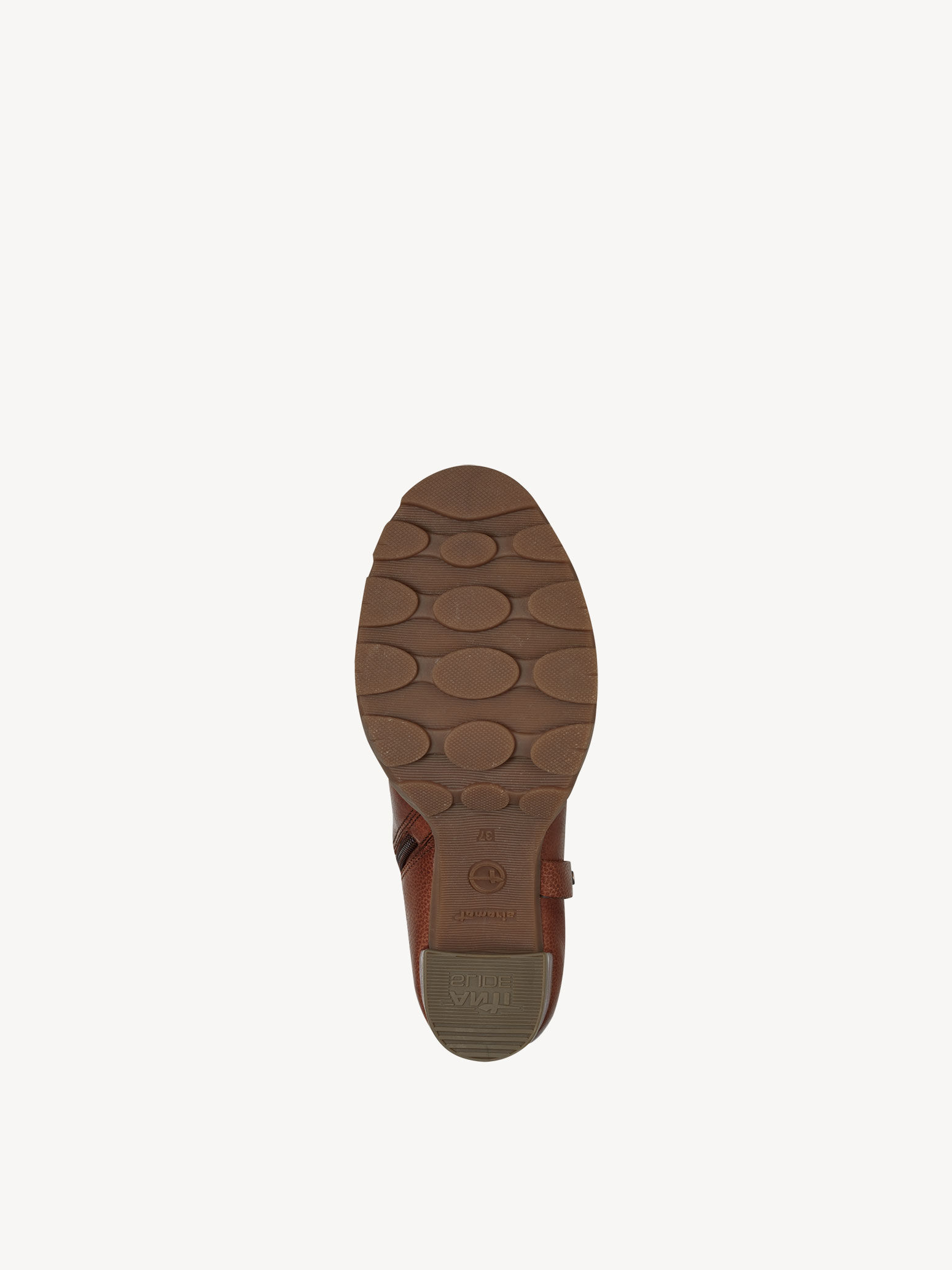 Bottine Chelsea en cuir - marron