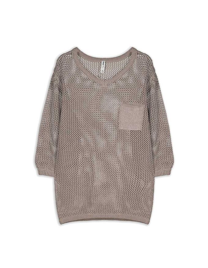 Strickpullover - Lochstrick