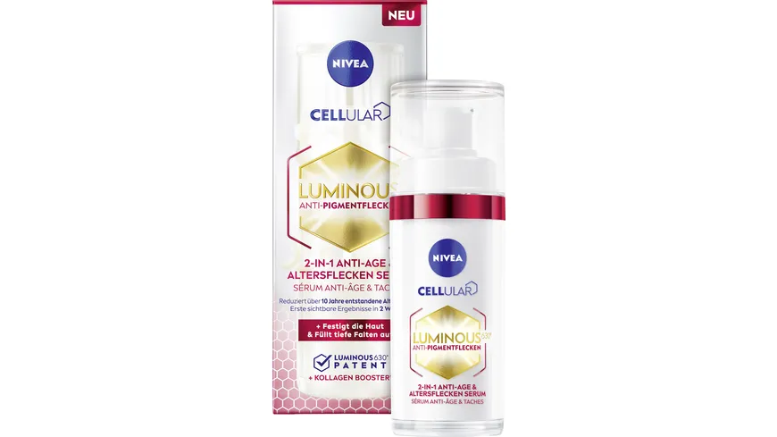 NIVEA Cellular Luminous630 Anti-Pigmentflecken 2-in-1 Anti-Age & Alter 30 ml