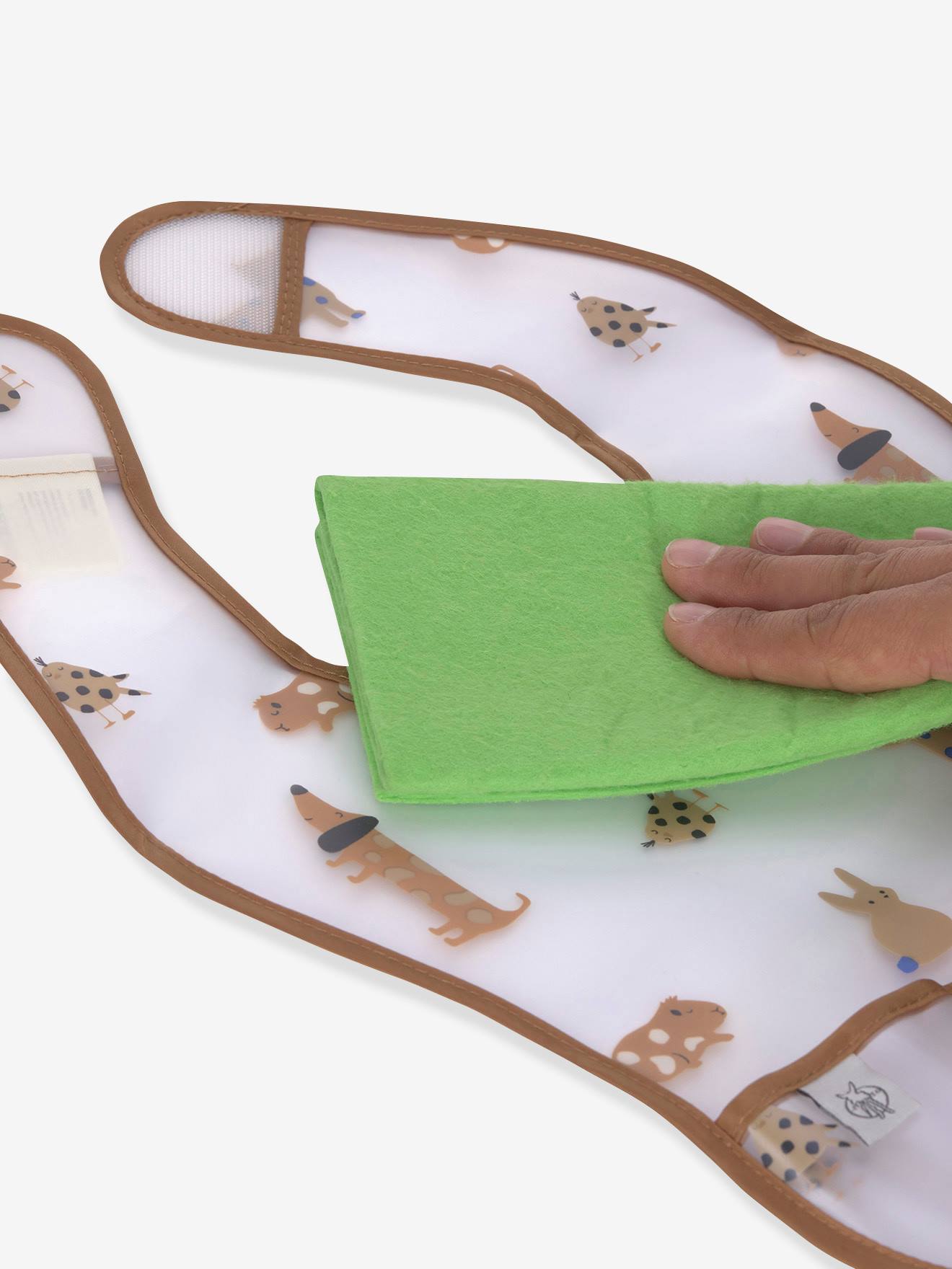 Lässig 2er-Pack Baby Lätzchen mit Auffangtasche LITTLE MATEYS LÄSSIG - blau