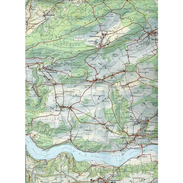 Swisstopo 1 : 25 000 Bern und Umgebung - Wanderkarte
