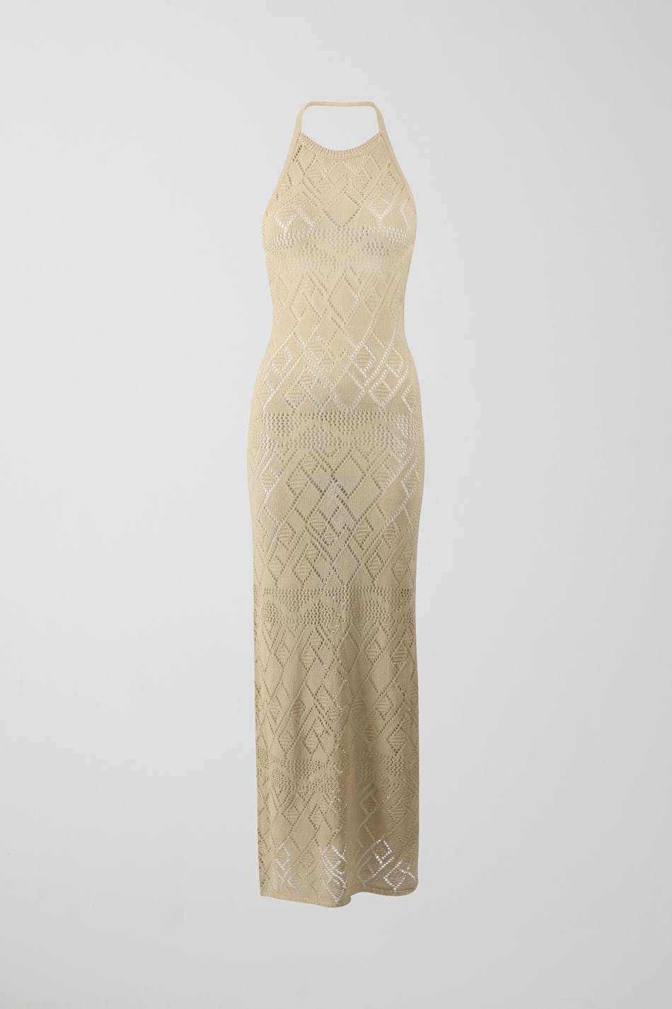 Open back crochet dress