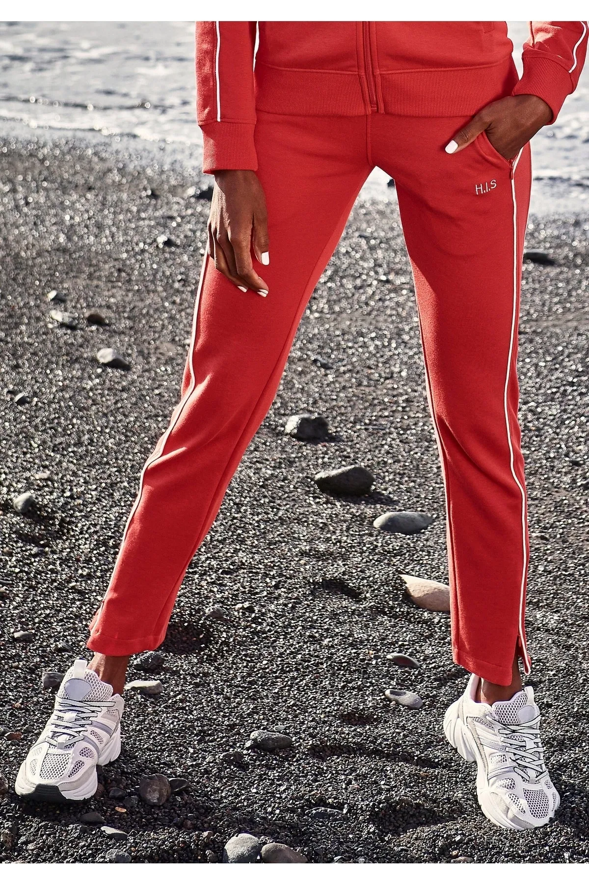HIS  Jogginghose - Rot - Relaxed