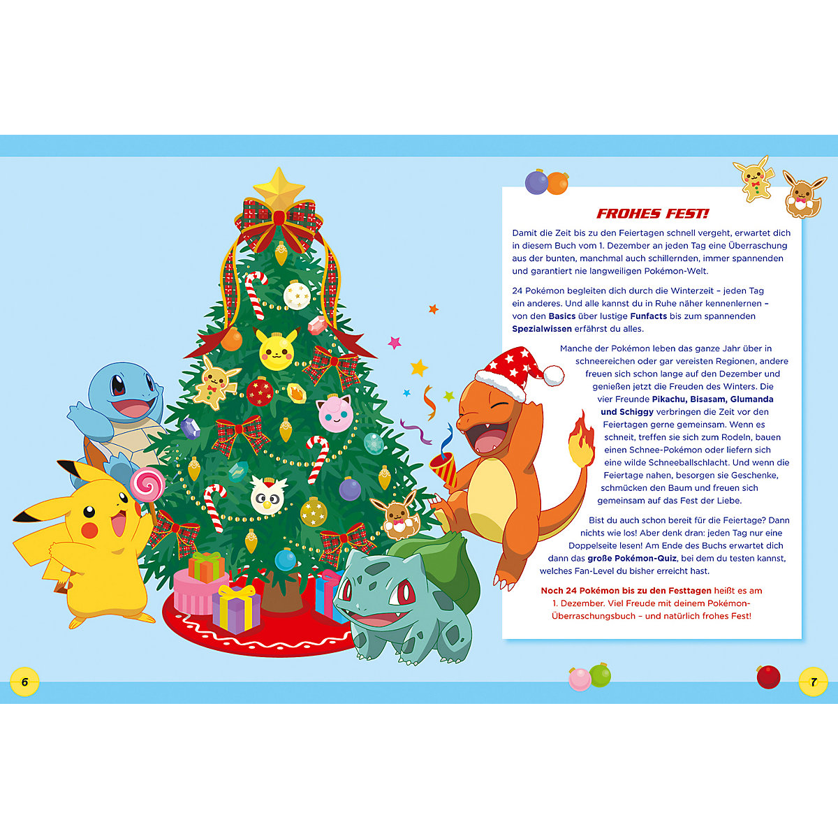 Pokémon: Mein großes Adventsbuch - Noch 24 Pokémon bis Weihnachten