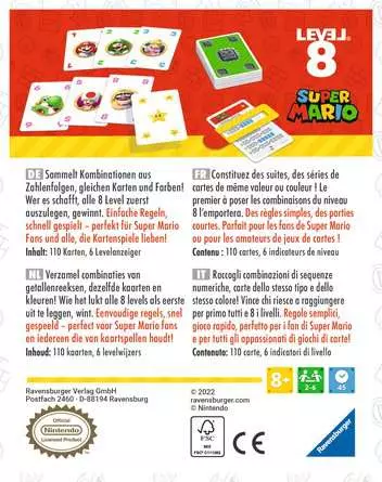 Super Mario Level 8 - Kartenspiel ab 8 Jahren