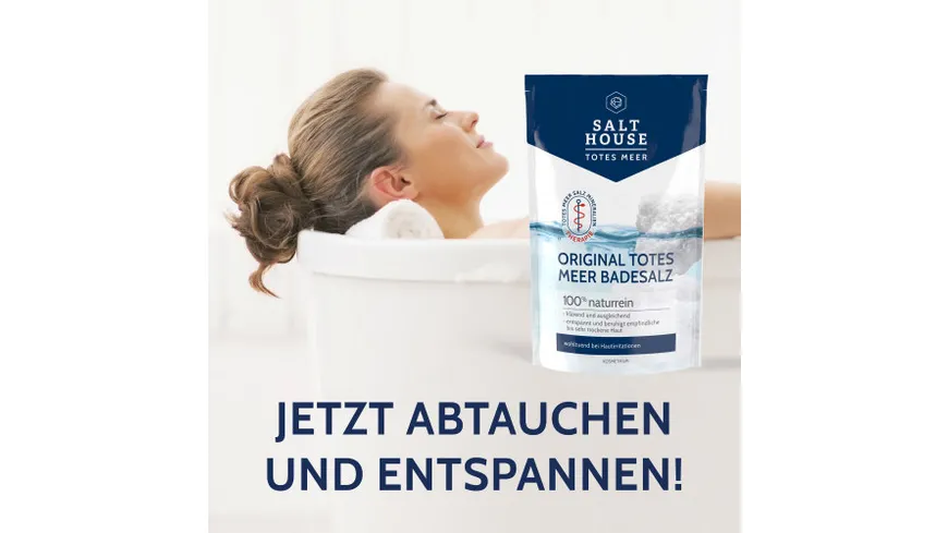 SALTHOUSE Totes Meer Therapie Badesalz 500 g