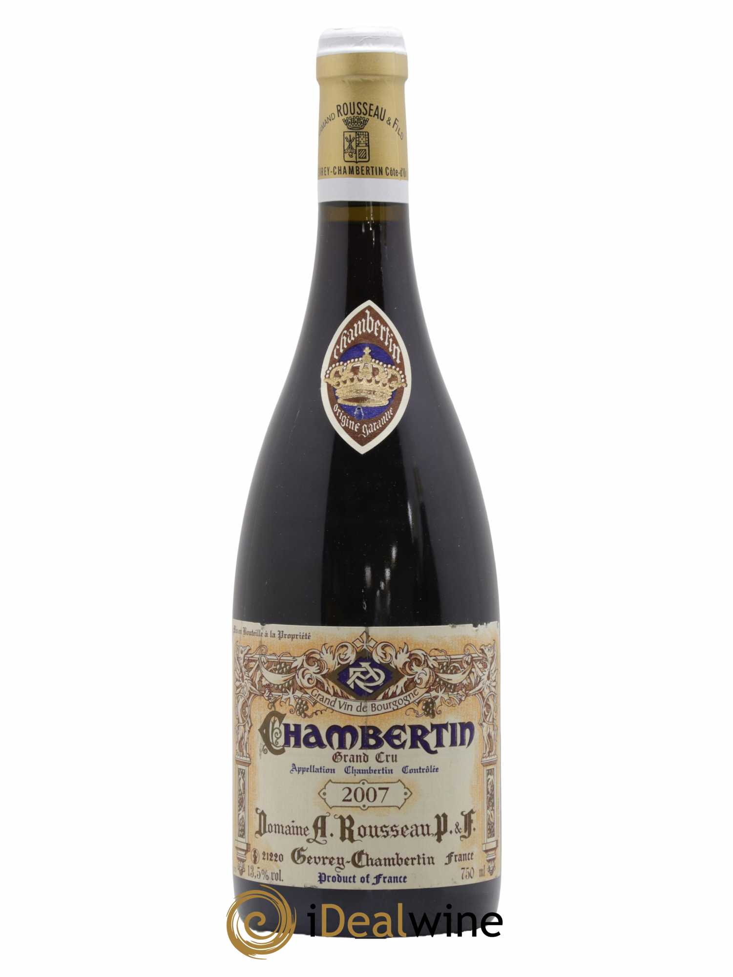 Chambertin Grand Cru Armand Rousseau (Domaine)  2007 - Lot de 1 Bouteille