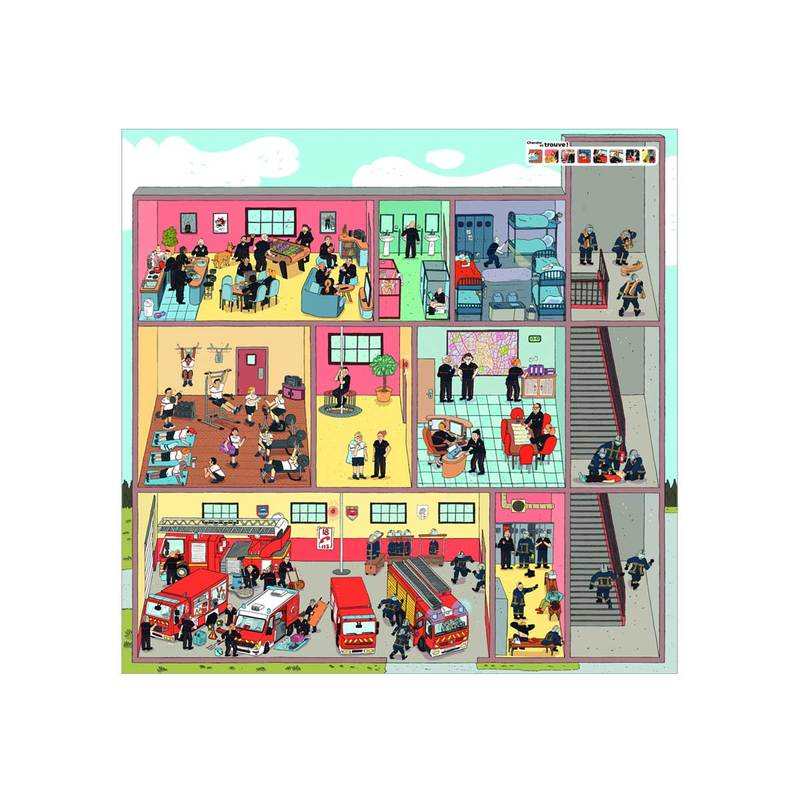 Livre À la caserne des pompiers - Milan Jeunesse