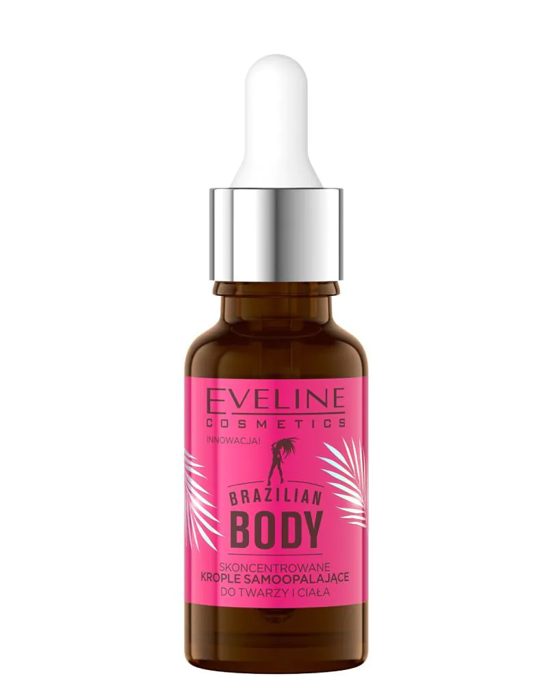 Eveline Cosmetics brasilianske selvbrunerdråber til kroppen 6-i-1