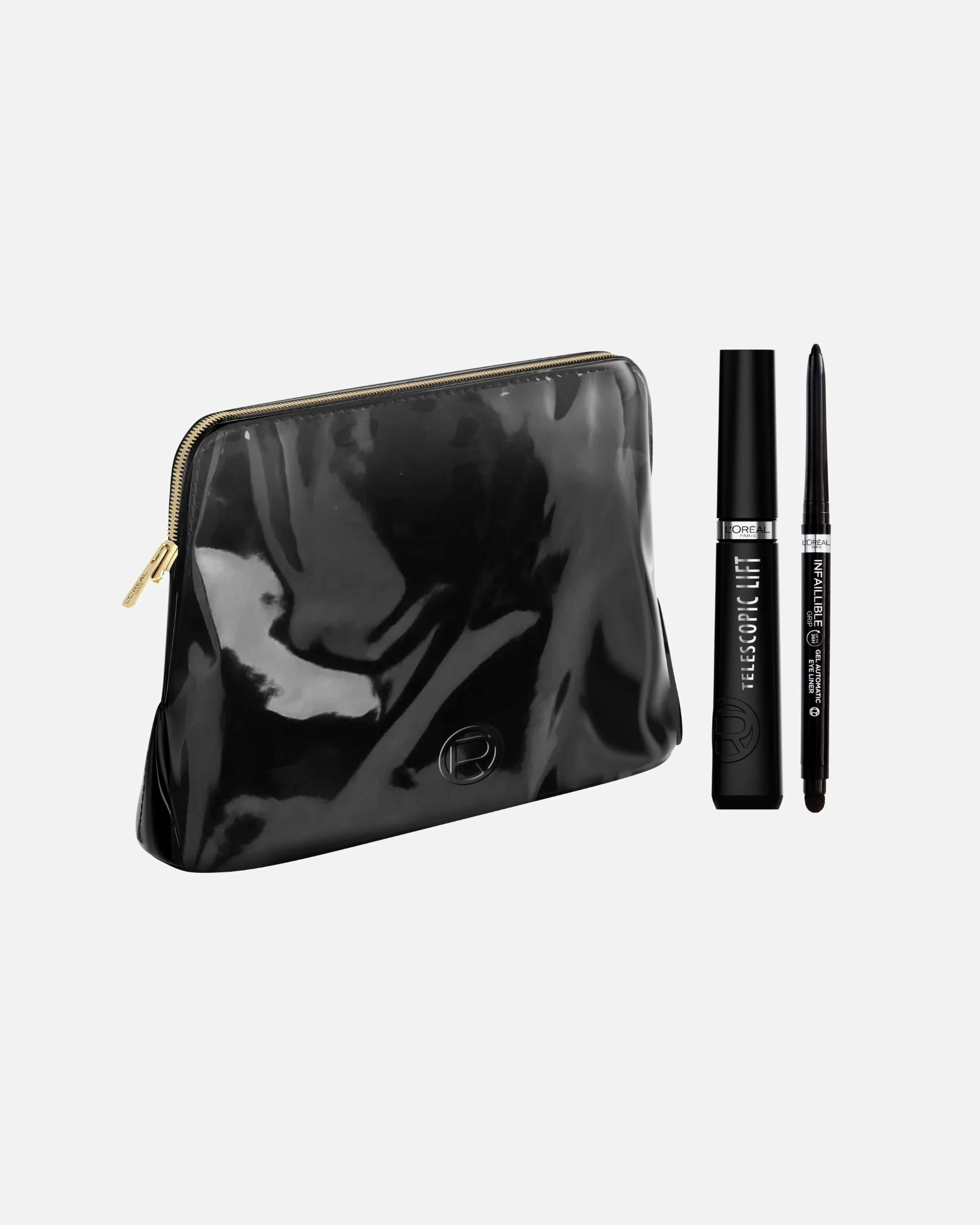 Kit dúo de L'Oréal Paris: Máscara de pestañas Telescopic Lift en negro + Delineador de ojos 36H Grip Liner