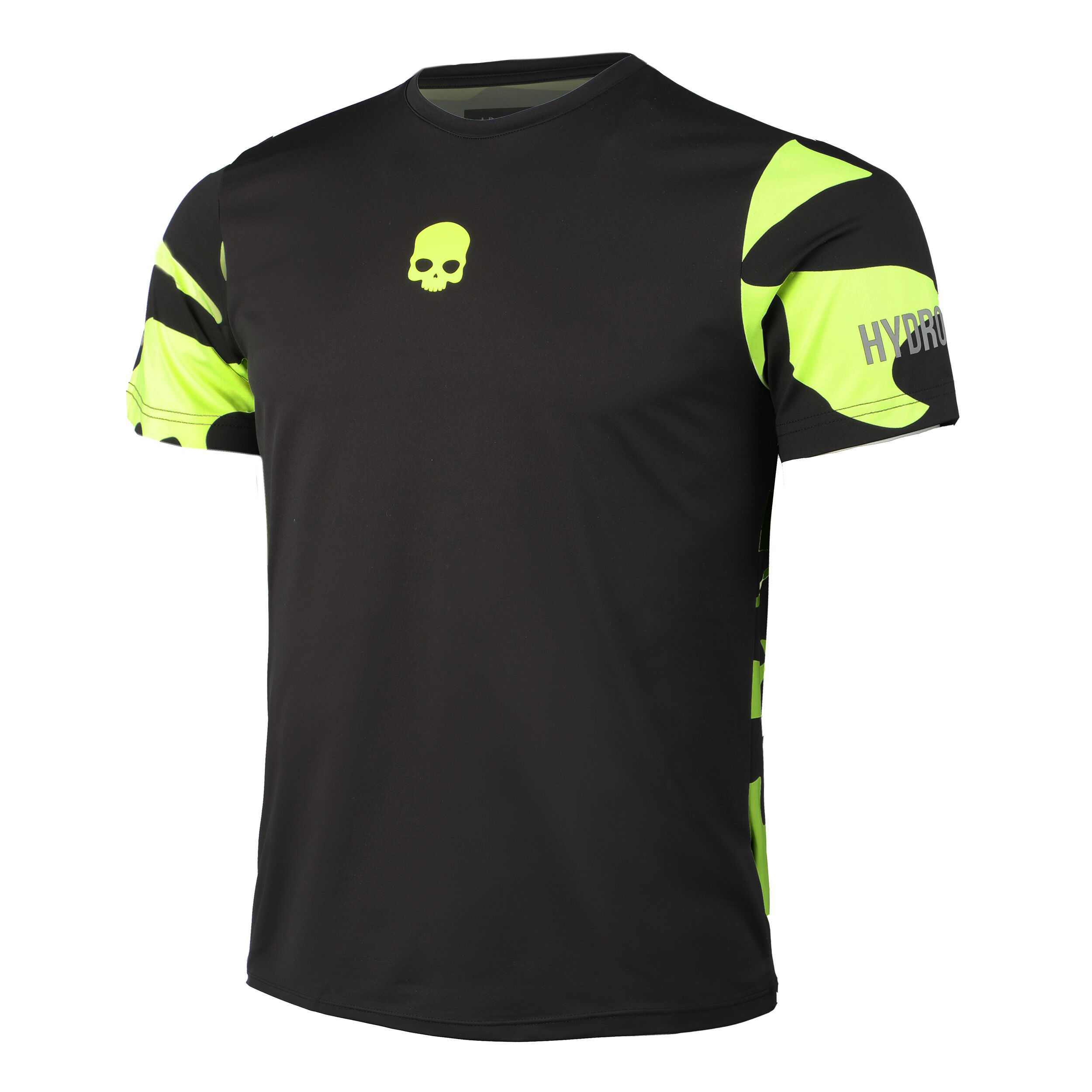 Tech Camo T-Shirt Herren - Schwarz, Gelb