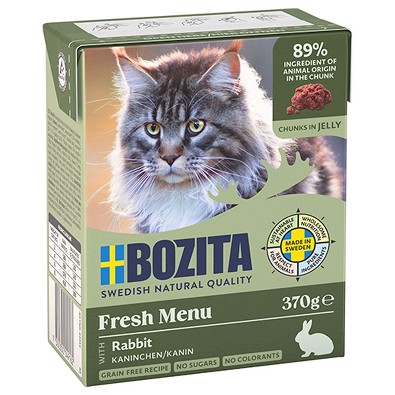 Sparpaket Bozita Häppchen in Gelee 24 x 370 g