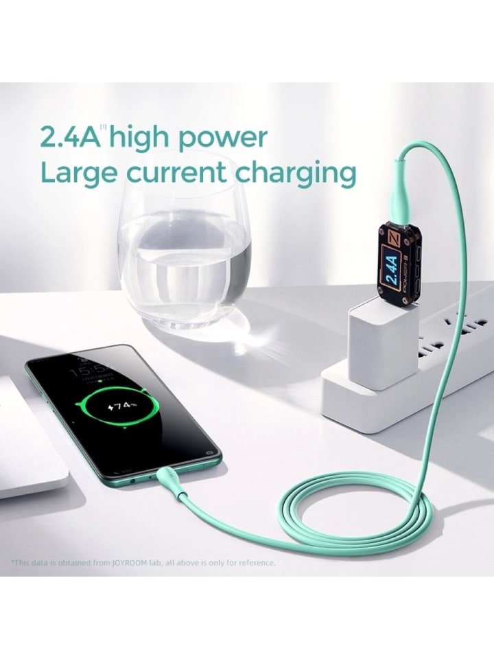 COFI 1453 USB Ladekabel kompatibel mit iPhone 2m Grün in Grün günstig kaufen 200 cm