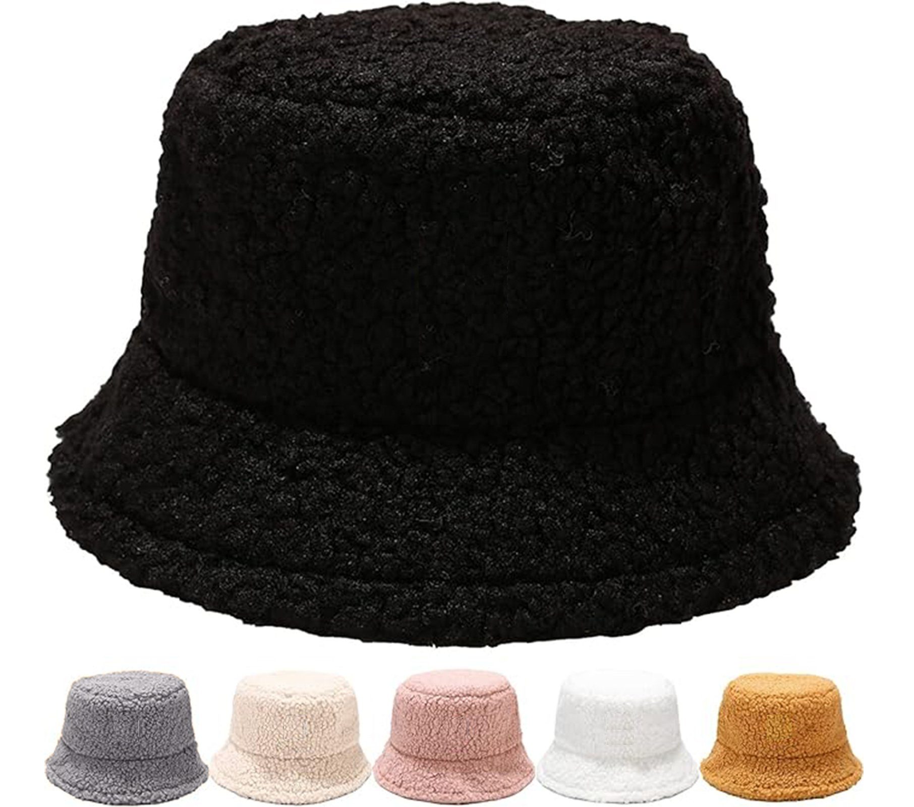 herémood Fischerhut Modischer Damenhut Wintermütze Anglermütze Fischerhut Bucket
