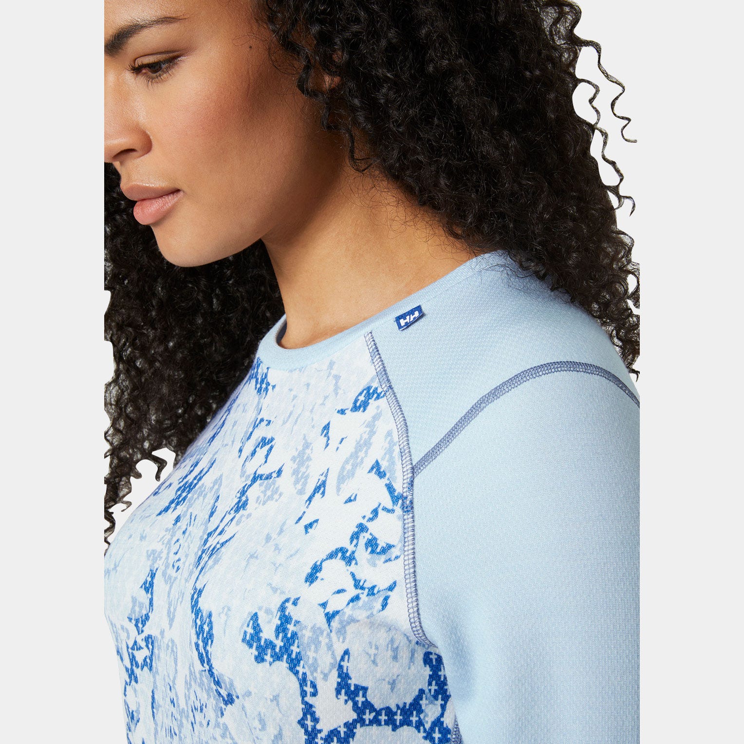 Women’s LIFA® Merino Midweight Graphic Long-Sleeve Crew Base Layer
